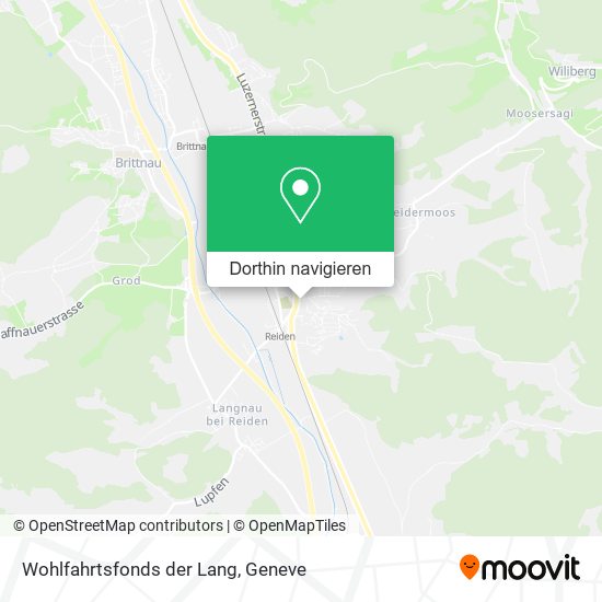 Wohlfahrtsfonds der Lang Karte