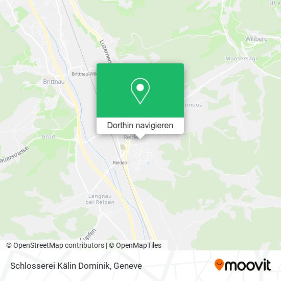 Schlosserei Kälin Dominik Karte
