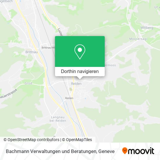 Bachmann Verwaltungen und Beratungen Karte