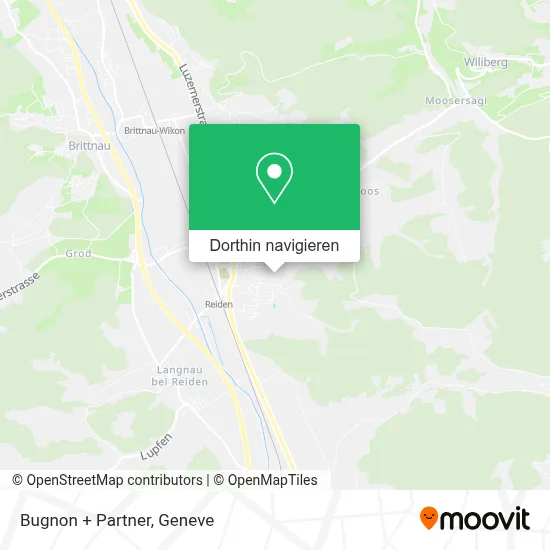 Bugnon + Partner Karte