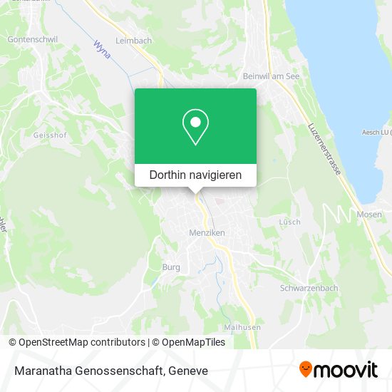 Maranatha Genossenschaft Karte