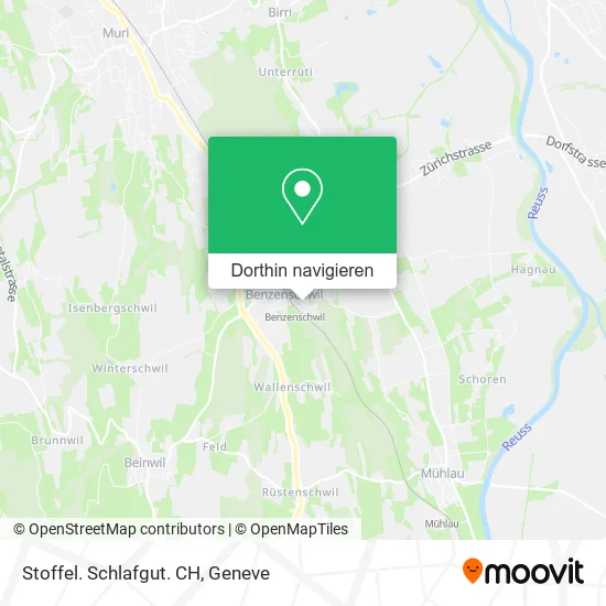 Stoffel. Schlafgut. CH Karte