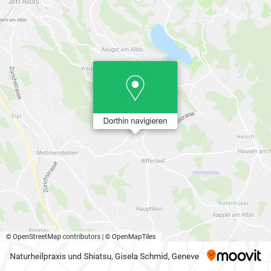 Naturheilpraxis und Shiatsu, Gisela Schmid Karte