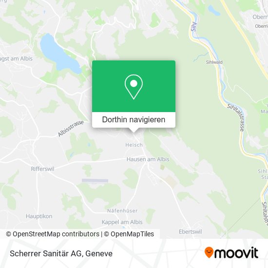 Scherrer Sanitär AG Karte