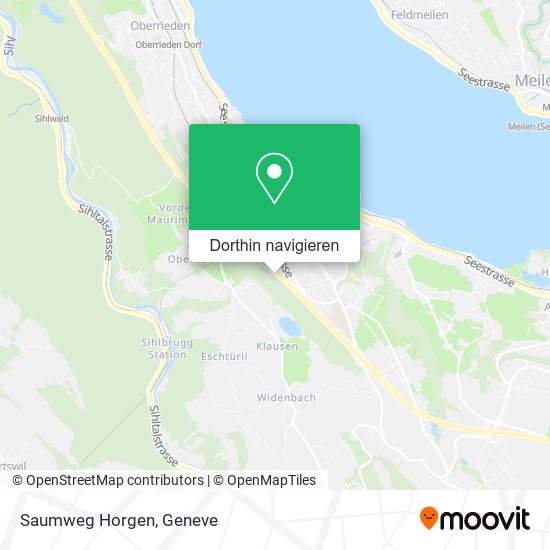 Saumweg Horgen Karte