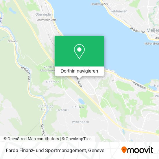 Farda Finanz- und Sportmanagement Karte