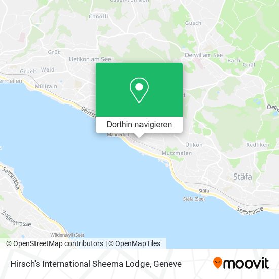 Hirsch's International Sheema Lodge Karte