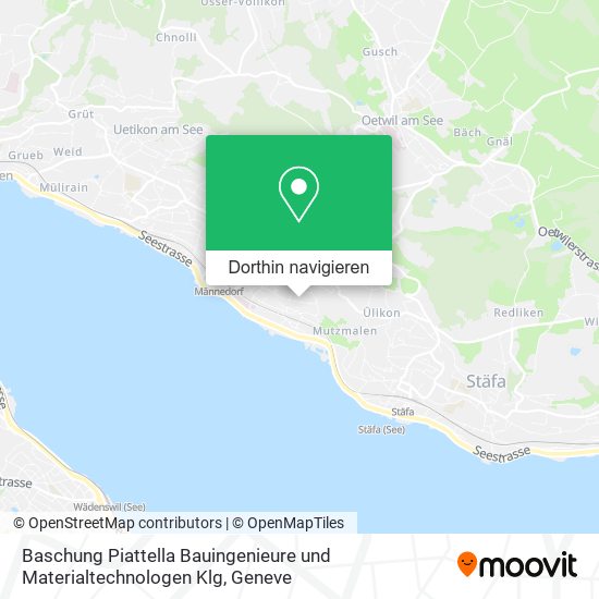 Baschung Piattella Bauingenieure und Materialtechnologen Klg Karte