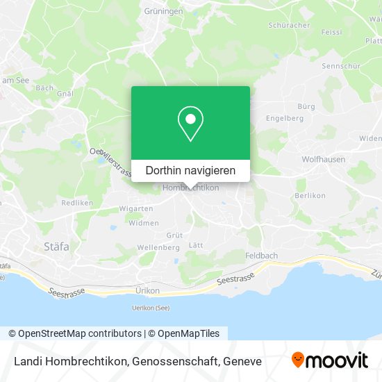 Landi Hombrechtikon, Genossenschaft Karte