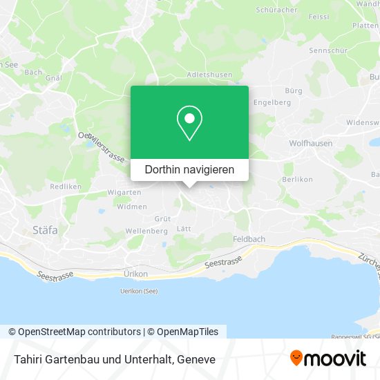 Tahiri Gartenbau und Unterhalt Karte