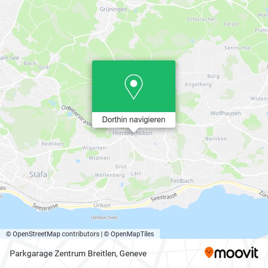 Parkgarage Zentrum Breitlen Karte