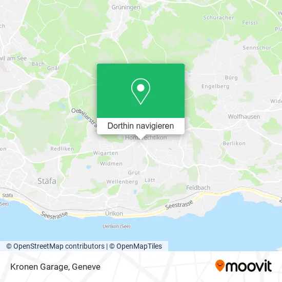 Kronen Garage Karte