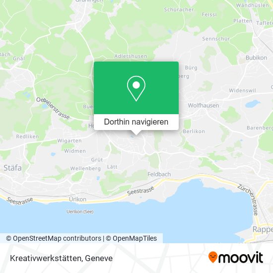 Kreativwerkstätten Karte