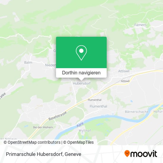 Primarschule Hubersdorf Karte