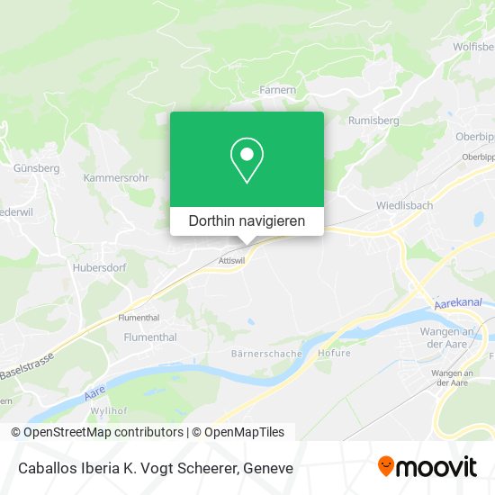 Caballos Iberia K. Vogt Scheerer Karte