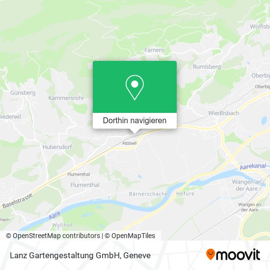 Lanz Gartengestaltung GmbH Karte