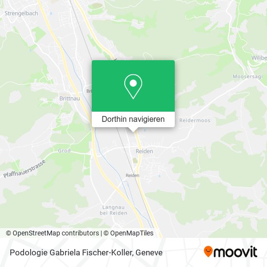 Podologie Gabriela Fischer-Koller Karte
