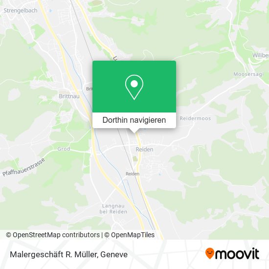 Malergeschäft R. Müller Karte