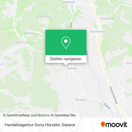 Handelsagentur Doris Hürzeler Karte