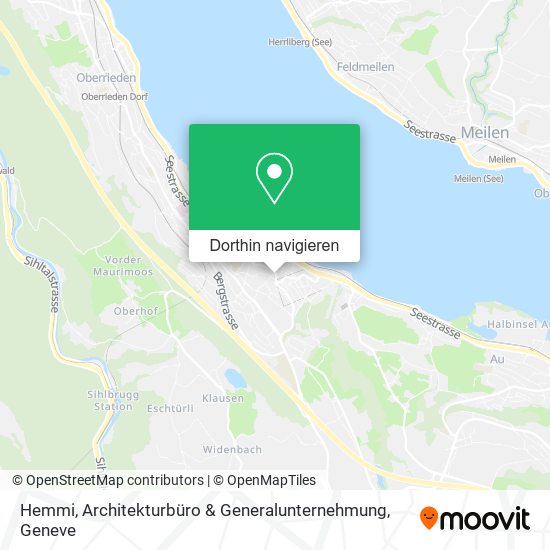 Hemmi, Architekturbüro & Generalunternehmung Karte