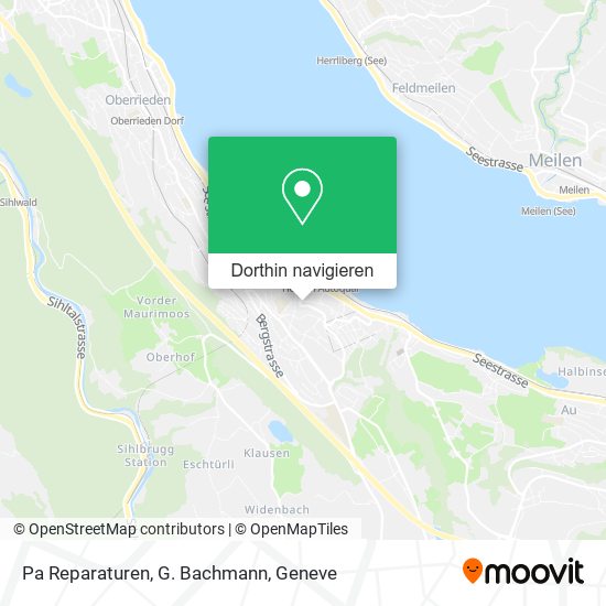 Pa Reparaturen, G. Bachmann Karte