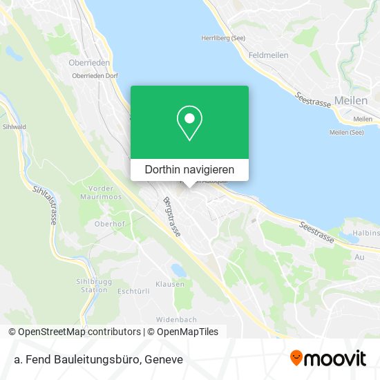 a. Fend Bauleitungsbüro Karte