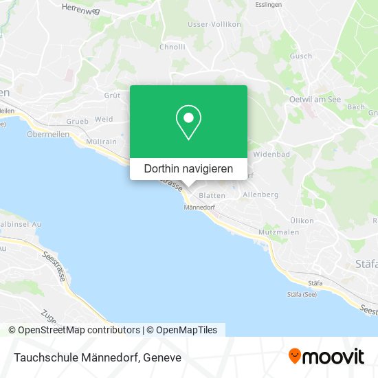 Tauchschule Männedorf Karte