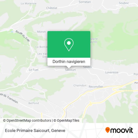 Ecole Primaire Saicourt Karte