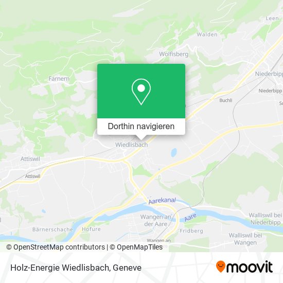 Holz-Energie Wiedlisbach Karte