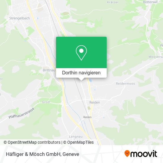 Häfliger & Mösch GmbH Karte