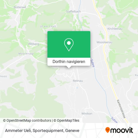 Ammeter Ueli, Sportequipment Karte