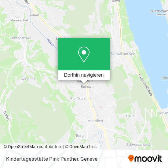Kindertagesstätte Pink Panther Karte