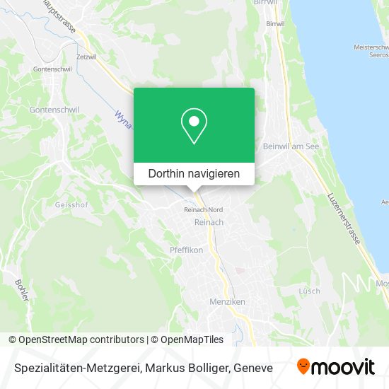 Spezialitäten-Metzgerei, Markus Bolliger Karte