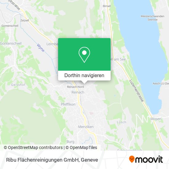 Ribu Flächenreinigungen GmbH Karte