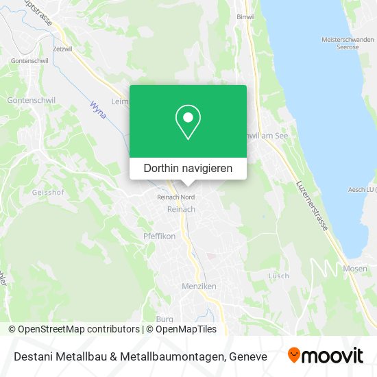Destani Metallbau & Metallbaumontagen Karte