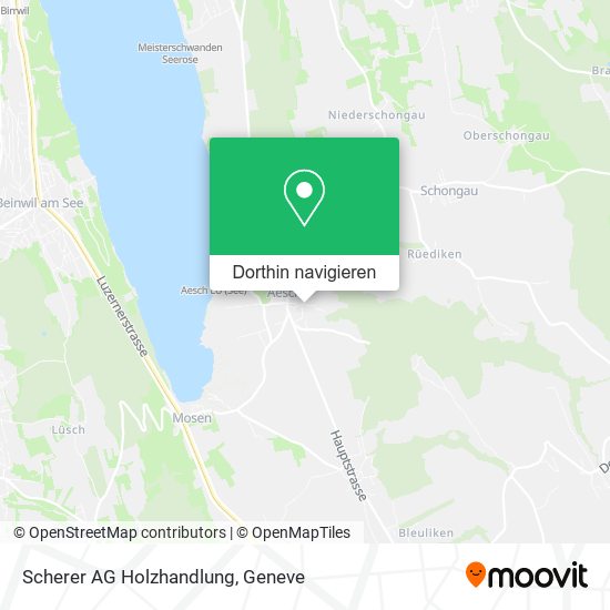 Scherer AG Holzhandlung Karte