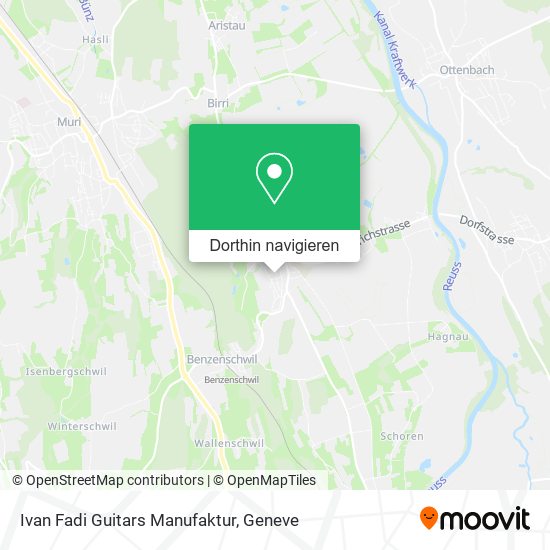 Ivan Fadi Guitars Manufaktur Karte