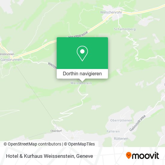 Hotel & Kurhaus Weissenstein Karte