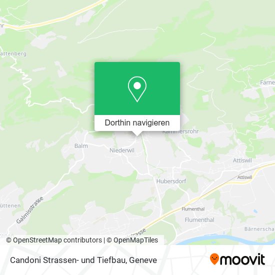 Candoni Strassen- und Tiefbau Karte