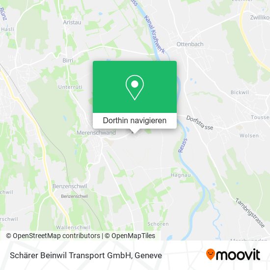 Schärer Beinwil Transport GmbH Karte