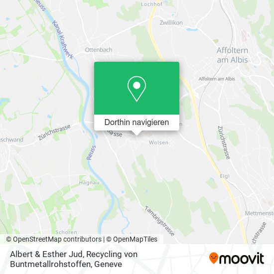 Albert & Esther Jud, Recycling von Buntmetallrohstoffen Karte