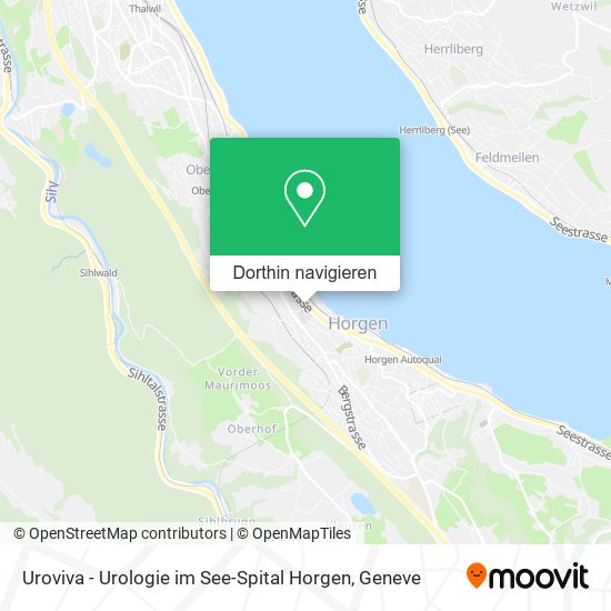 Uroviva - Urologie im See-Spital Horgen Karte