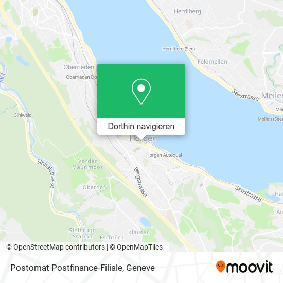 Postomat Postfinance-Filiale Karte