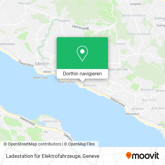 Ladestation für Elektrofahrzeuge Karte