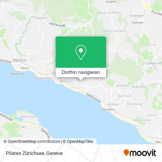 Pilates Zürichsee Karte