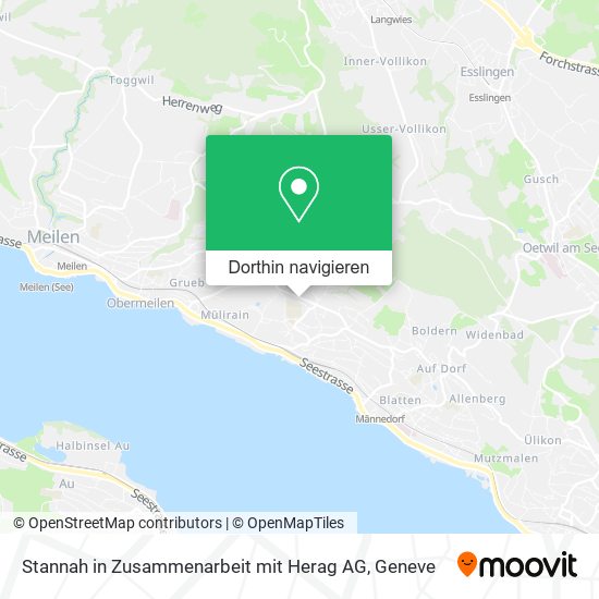 Stannah in Zusammenarbeit mit Herag AG Karte