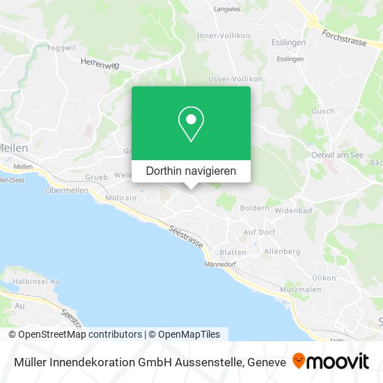 Müller Innendekoration GmbH Aussenstelle Karte