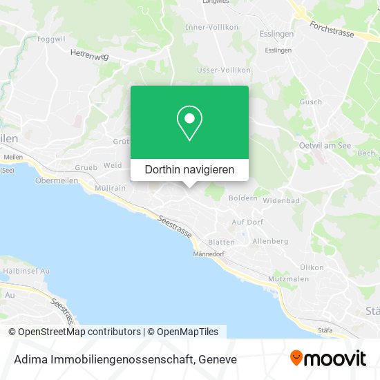 Adima Immobiliengenossenschaft Karte