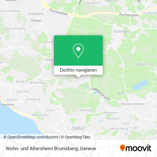 Wohn- und Altersheim Brunisberg Karte