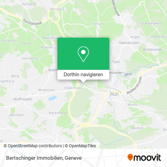 Bertschinger Immobilien Karte